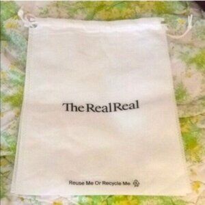 TheRealReal White See Through Dust Bag